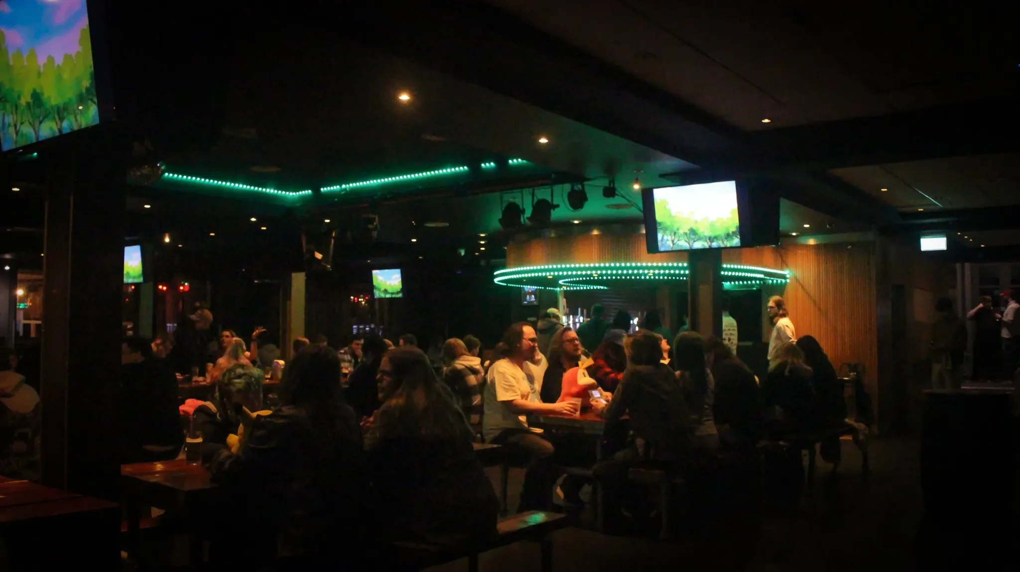 A packed Belfast event venue